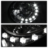 Spyder Volkswagen Beetle 1998-2005 Projector Headlights DRL Chrome PRO-YD-VB98-DRL-C OffRoadUSA.com