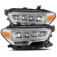 AlphaRex 16-23 Toyota Tacoma NOVA-Series LED Projector Headlights Chrome OffRoadUSA.com