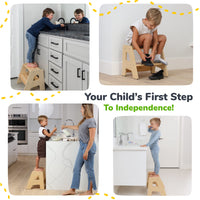 2-Step Stool for Kids Ocodile.com