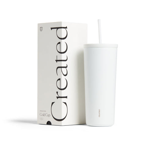 24oz Cold Cup- White Created Co.