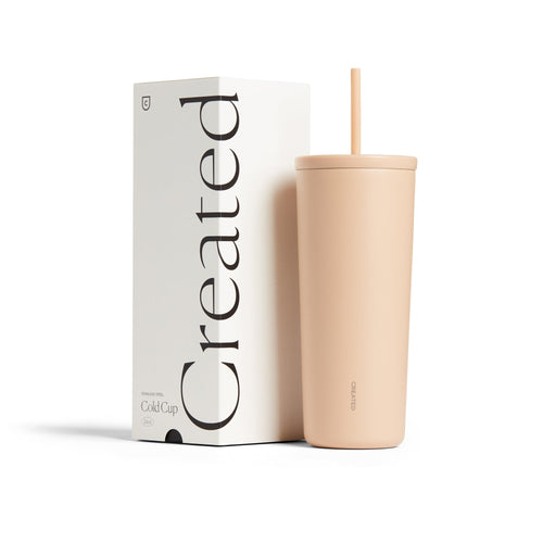 24oz Cold Cup - Desert Tan Created Co.