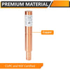 1/2" Male Sweat, Straight Copper Water Hammer Arrestor Plumbingsell