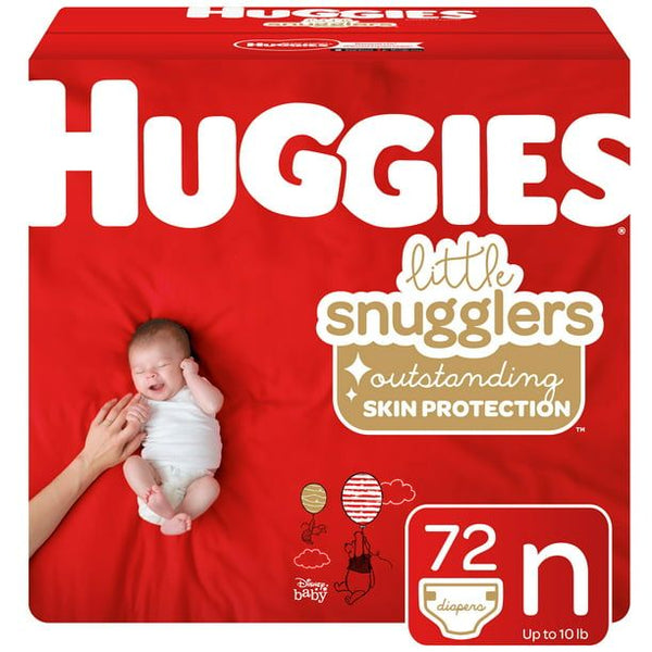 Huggies Little Snugglers Baby Diapers Size Newborn; Count 72 EasyOptionXY LLC