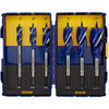 Irwin Speedbor Multi Size in. Dia. Carbon Steel Wood Boring Bit Quick-Change Hex Shank 6 pc. EasyOptionXY LLC