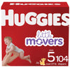 Huggies Little Movers Baby Diapers Size 5; Count 104 EasyOptionXY LLC