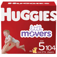 Huggies Little Movers Baby Diapers Size 5; Count 104 EasyOptionXY LLC
