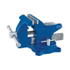 Irwin 4.5 in. Steel Workshop Bench Vise Blue Swivel Base EasyOptionXY LLC