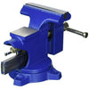 Irwin 4.5 in. Steel Workshop Bench Vise Blue Swivel Base EasyOptionXY LLC