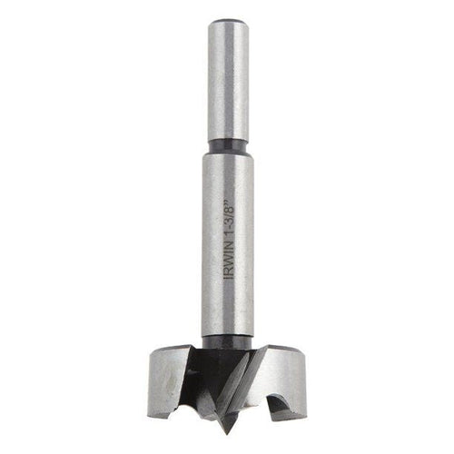 Irwin Marples 1 3/8 in. Dia. x 6 in. L Carbon Steel Forstner Drill Bit 3/8 in. Round Shank 1 pc. EasyOptionXY LLC