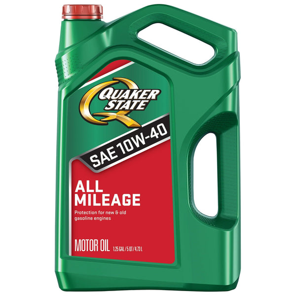 Quaker State All Mileage 10W-40 Motor Oil, 5 Quart EasyOptionXY LLC