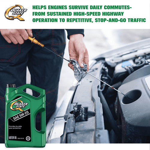 Quaker State Conventional Synthetic Blend 5W-20 Motor Oil, 5 Quart EasyOptionXY LLC