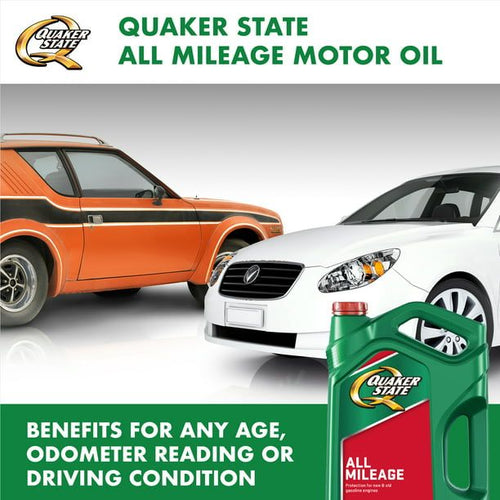Quaker State All Mileage Synthetic Blend 5W-20 Motor Oil, 5 Quart EasyOptionXY LLC