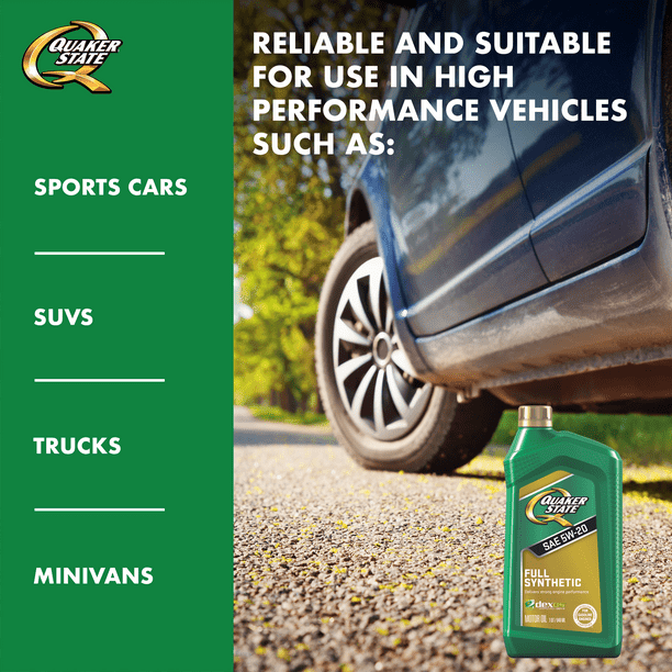 Quaker State Full Synthetic 5W-20 Motor Oil, 1-Quart EasyOptionXY LLC