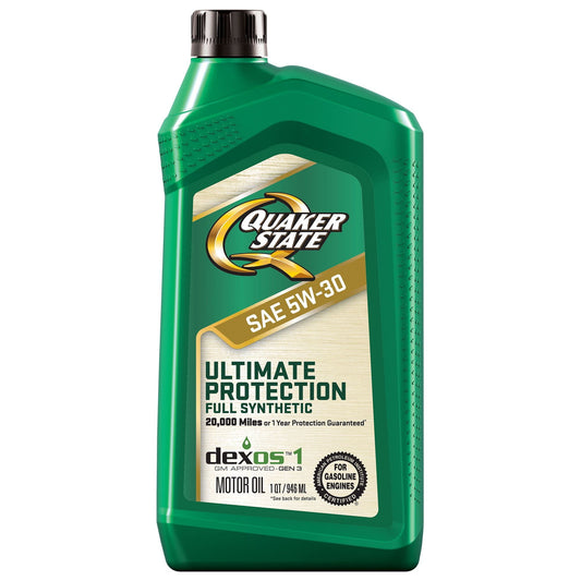 Quaker State Full Synthetic Ultimate Protection Dexos 5W-30 Motor Oil, 1 Quart EasyOptionXY LLC