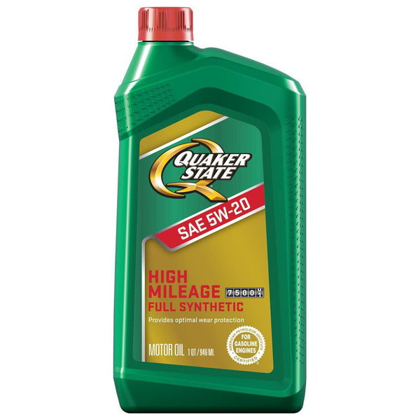 Quaker State High Mileage Full Synthetic 5W-20 Motor Oil, 1 Quart EasyOptionXY LLC