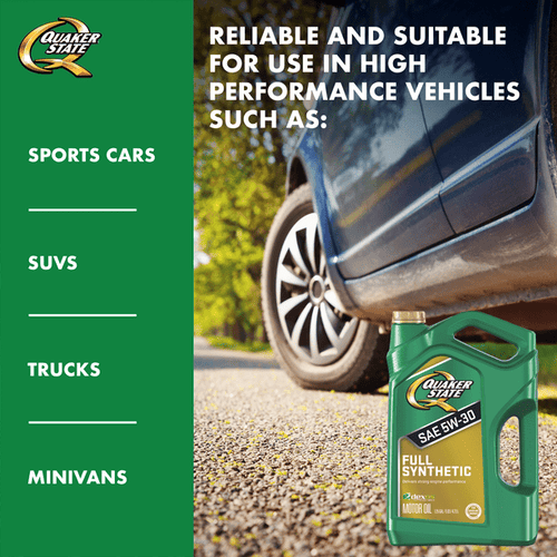 Quaker State Full Synthetic 5W-20 Motor Oil, 5-Quart EasyOptionXY LLC