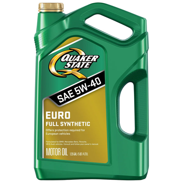 Quaker State Euro Full Synthetic 5W-40 Motor Oil, 5-Quart EasyOptionXY LLC