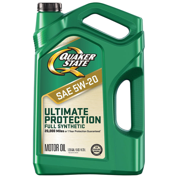 Quaker State Ultimate Protection Full Synthetic 5W-20 Motor Oil, 5 Quart EasyOptionXY LLC