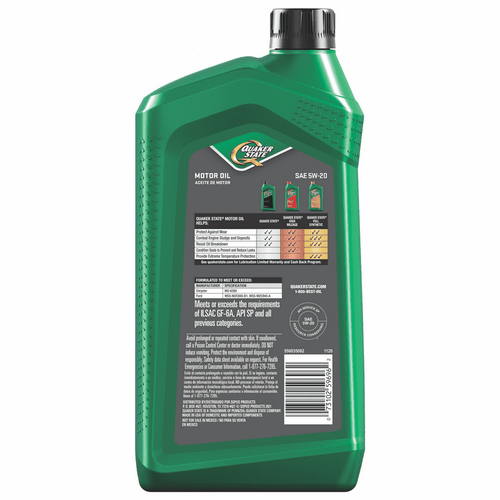 Quaker State Conventional Synthetic Blend 5W-20 Motor Oil, 1 Quart EasyOptionXY LLC