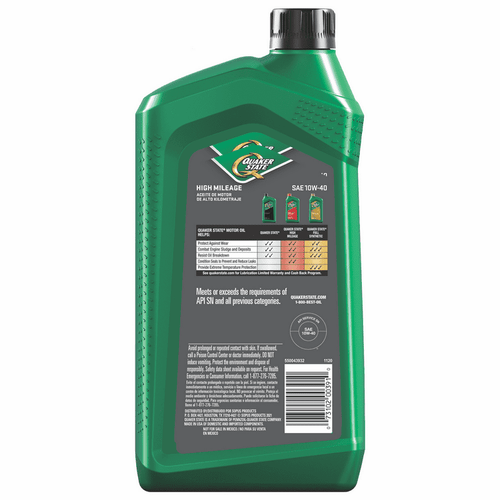 Quaker State Conventional Synthetic Blend 10W-40 Motor Oil, 1 Quart EasyOptionXY LLC