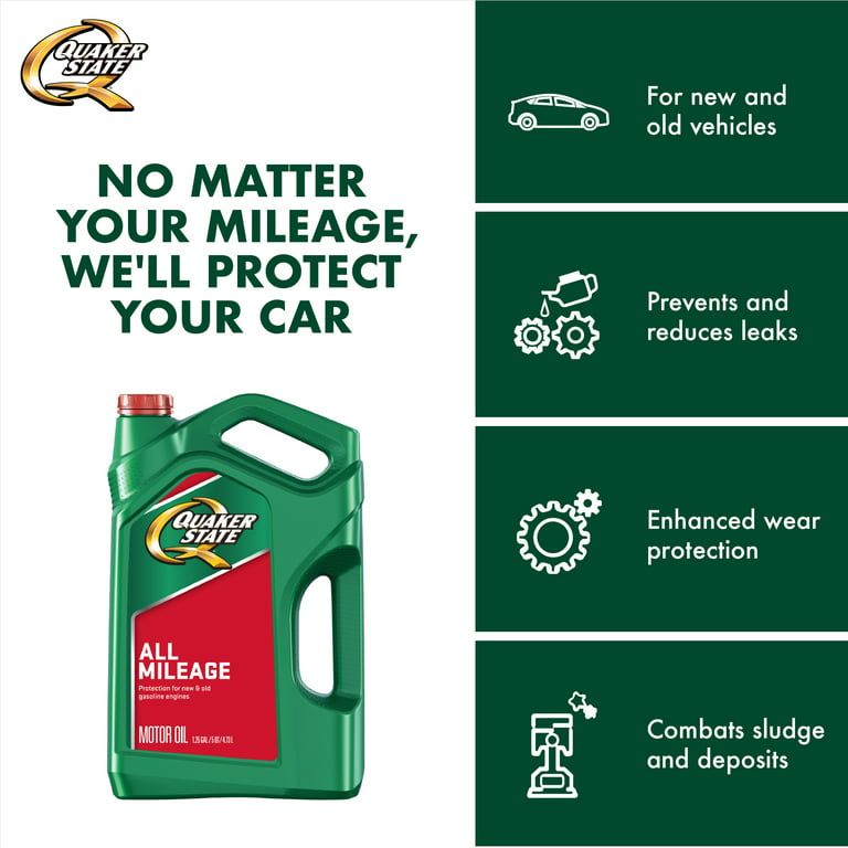 Quaker State All Mileage 10W-40 Motor Oil, 1 Quart EasyOptionXY LLC