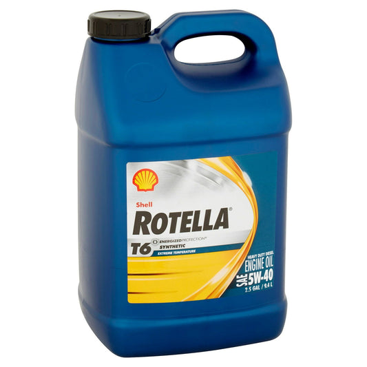 Rotella T6 5W-40 Motor Oil, 2.5 gal EasyOptionXY LLC
