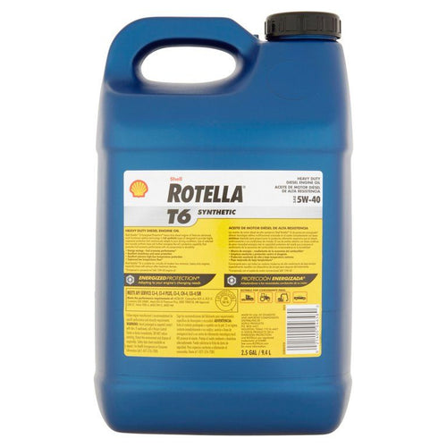 Rotella T6 5W-40 Motor Oil, 2.5 gal EasyOptionXY LLC
