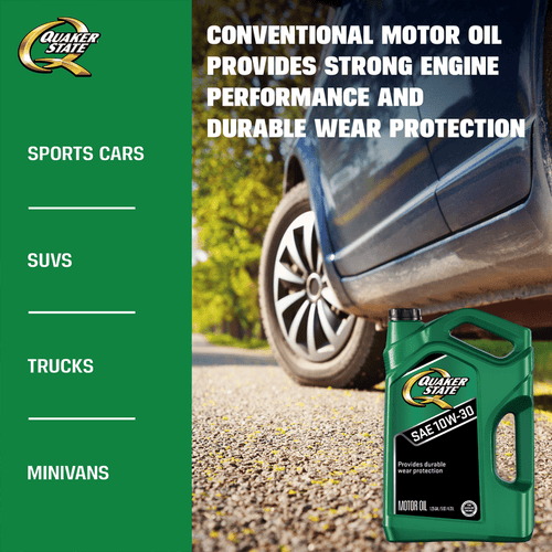 Quaker State Conventional Synthetic Blend 10W-30 Motor Oil, 5 Quart EasyOptionXY LLC