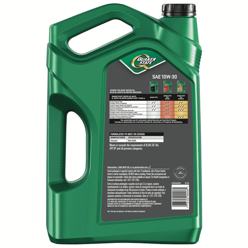 Quaker State Conventional Synthetic Blend 10W-30 Motor Oil, 5 Quart EasyOptionXY LLC
