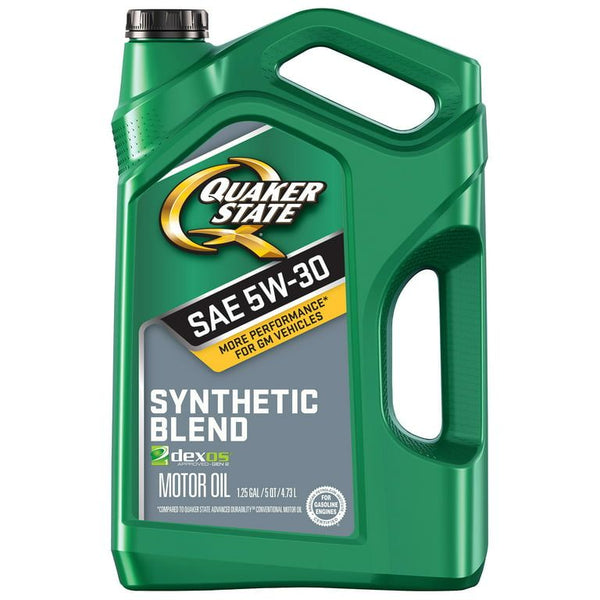 Quaker State 5W-30 Synthetic Blend Motor Oil, 5 Quart EasyOptionXY LLC