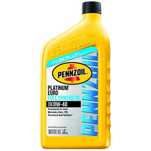 Pennzoil Platinum Euro 0W-40 Full Synthetic Motor Oil, 1 Quart EasyOptionXY LLC