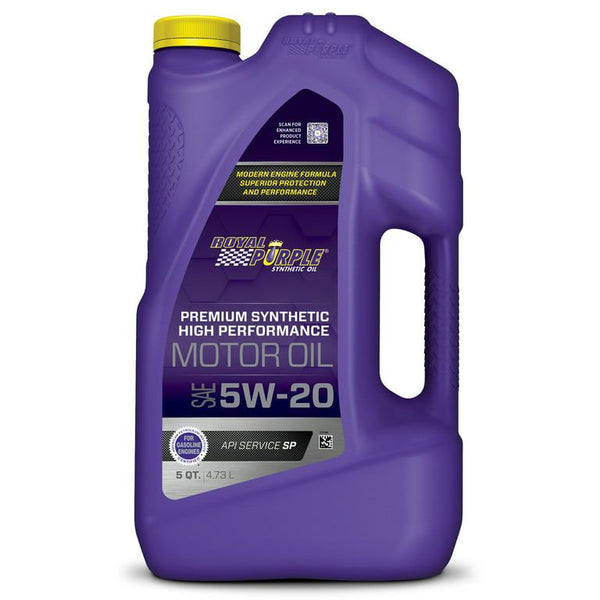 Royal Purple High Performance Motor Oil 5W-20 Premium Synthetic Motor Oil, 5 Quarts EasyOptionXY LLC