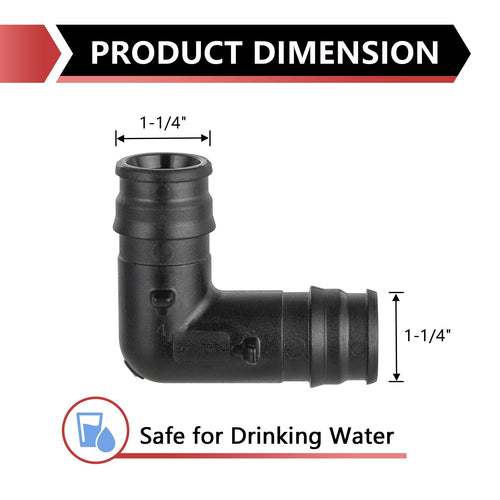 PEX A Expansion 1-1/4" x 1-1/4" PPSU Elbow Plumbingsell