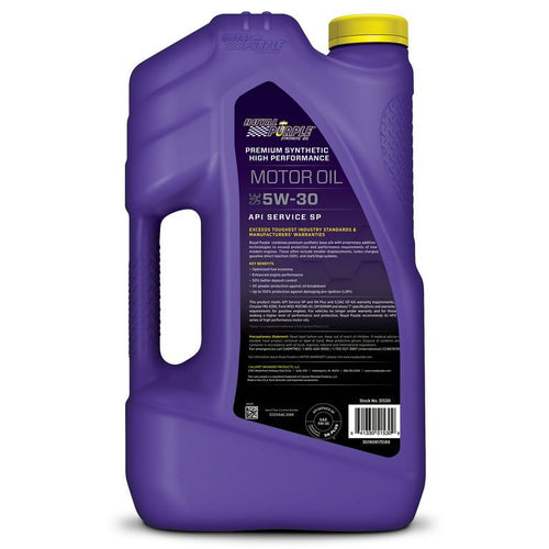 Royal Purple High Performance Motor Oil 5W-30 Premium Synthetic Motor Oil, 5 Quarts EasyOptionXY LLC