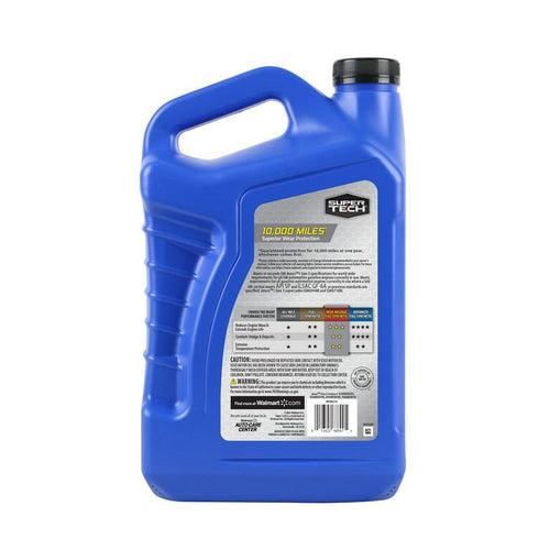 Super Tech High Mileage Full Synthetic SAE 0W-20 Motor Oil, 5 Quarts EasyOptionXY LLC