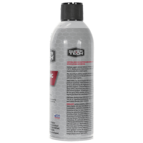 Super Tech Starting Fluid 50% Ether, 10.7 oz. EasyOptionXY LLC