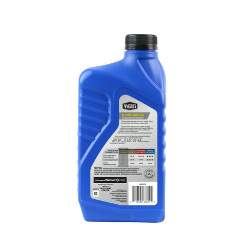 Super Tech All Mileage Synthetic Blend Motor Oil SAE 5W-20, 1 Quart EasyOptionXY LLC