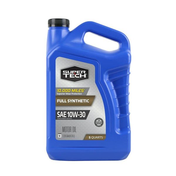 Super Tech Full Synthetic SAE 10W-30 Motor Oil, 5 Quarts EasyOptionXY LLC