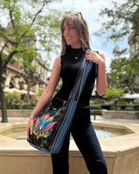 Kathmandu Collection Lotus Handmade Hobo Bag Jupiter Gear