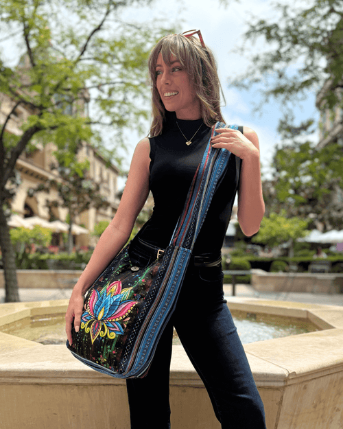 Kathmandu Collection Lotus Handmade Hobo Bag Jupiter Gear