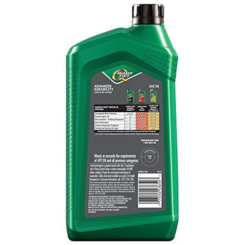 Quaker State Conventional 30W HD Motor Oil, 1 Quart EasyOptionXY LLC