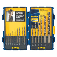 IRWIN 316015 - 15-Piece Cobalt HSS Straight Shank Fractional Drill Bit Pro Set EasyOptionXY LLC