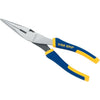 Irwin Long Nose Pliers, 8" Tool Length, 2 5/16" Jaw Length, Chrome/Blue/Yellow, Bundle of 2 EasyOptionXY LLC