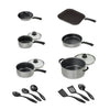 Tramontina 15 Pc Cookware Set Silver Aluminum Nonstick EasyOptionXY LLC