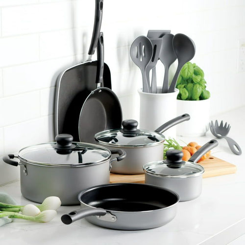 Tramontina 15 Pc Cookware Set Silver Aluminum Nonstick EasyOptionXY LLC