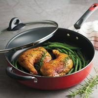 Tramontina EveryDay 5 Qt Aluminum Nonstick Covered Jumbo Cooker Red EasyOptionXY LLC
