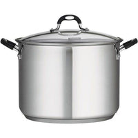 Tramontina 16 Quart Stainless Steel Covered Stock Pot EasyOptionXY LLC