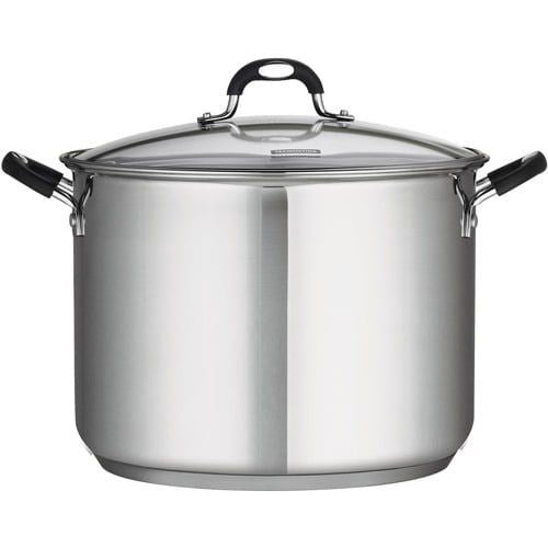 Tramontina 16 Quart Stainless Steel Covered Stock Pot EasyOptionXY LLC