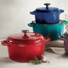 Tramontina Enameled Cast Iron 6.5 Quart Round Dutch Oven, Red EasyOptionXY LLC
