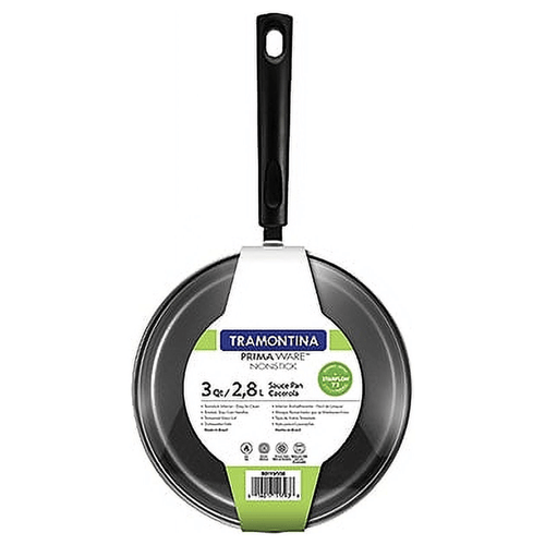 Tramontina PrimaWare 3 Quart Non-Stick Steel Gray Covered Sauce Pan EasyOptionXY LLC